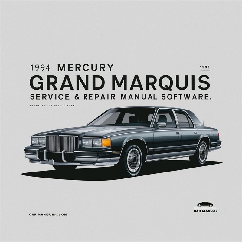 1994 Mercury Grand Marquis Software Service Repair Workshop Manual PDF