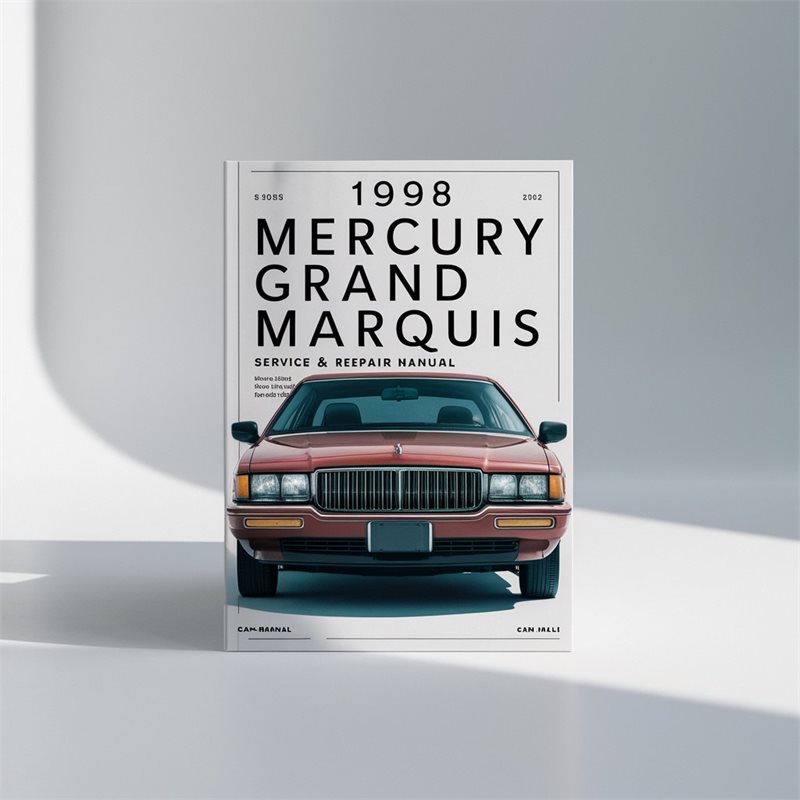 1998 Mercury Grand Marquis Software Service Repair Workshop Manual PDF