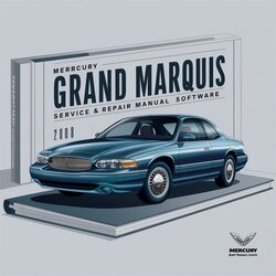 2008 Mercury Grand Marquis Software Service Repair Workshop Manual PDF