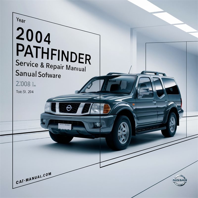2004 Nissan Pathfinder Software Service Repair Workshop Manual PDF