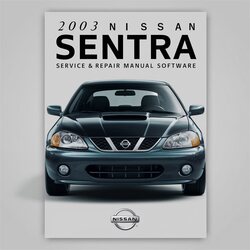 2003 Nissan Sentra Software Service Repair Workshop Manual PDF