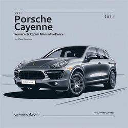 2011 Porsche Cayenne Software Service Repair Workshop Manual PDF