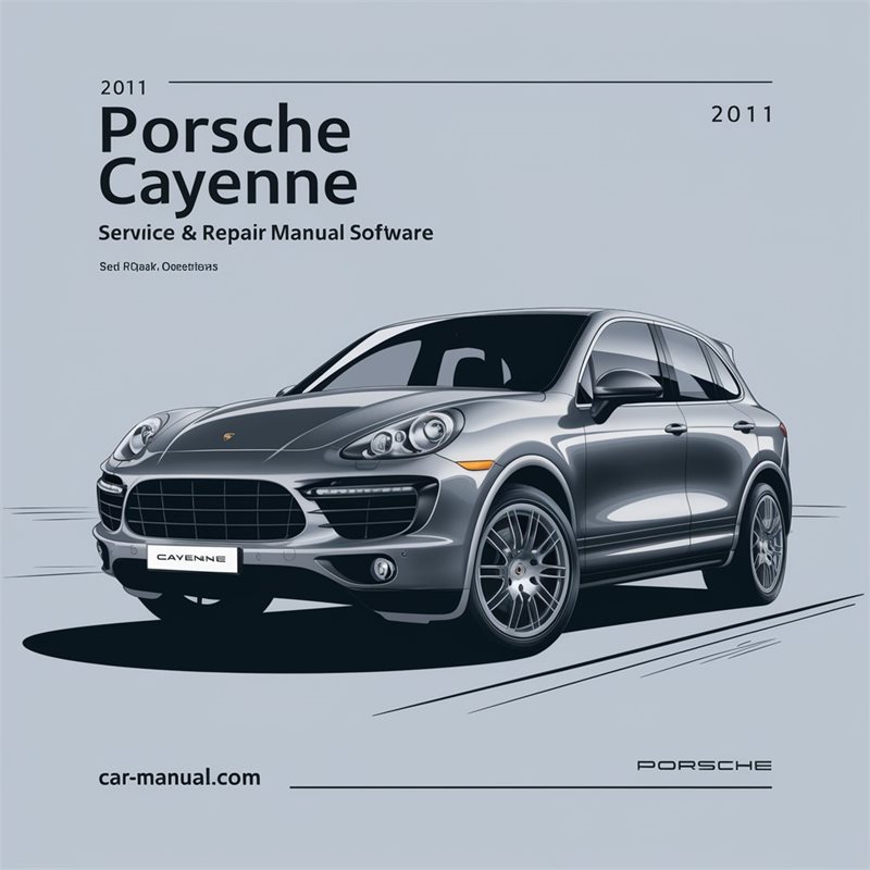 2011 Porsche Cayenne Software Service Repair Workshop Manual PDF