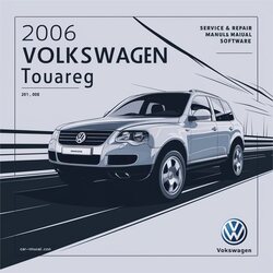 2006 Volkswagen Touareg Software Service Repair Workshop Manual PDF