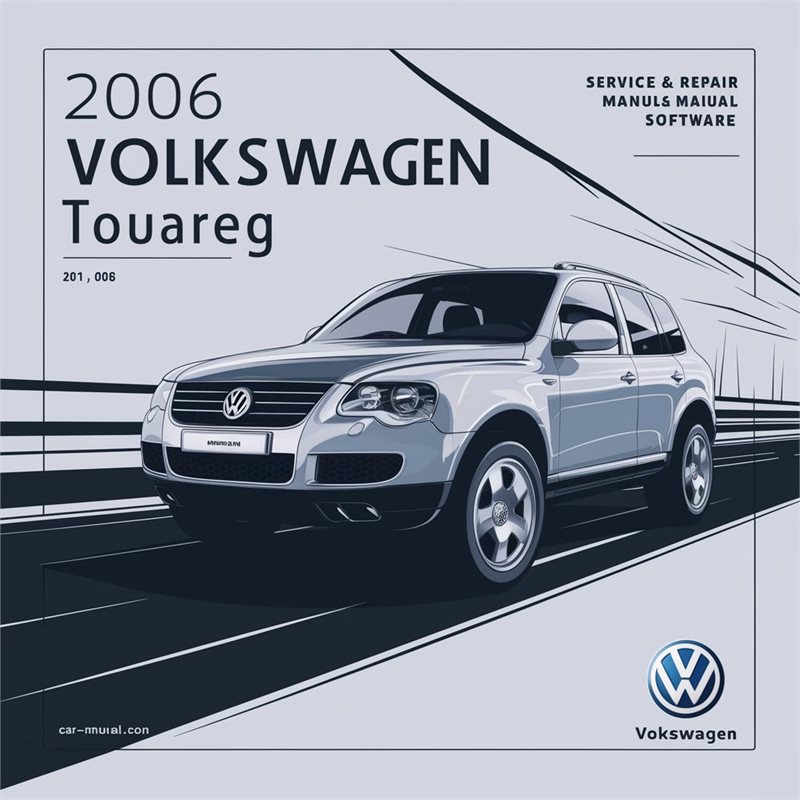 2006 Volkswagen Touareg Software Service Repair Workshop Manual PDF