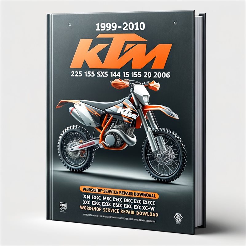 1999-2010 KTM 125 144 150 200 SX SXS MXC EGS EXC SIX Days XC XC-W Service Repair Workshop Manual PDF