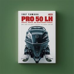 1987 Yamaha Pro 50 Lh Outboard Maintenance Service Repair Workshop Manual PDF