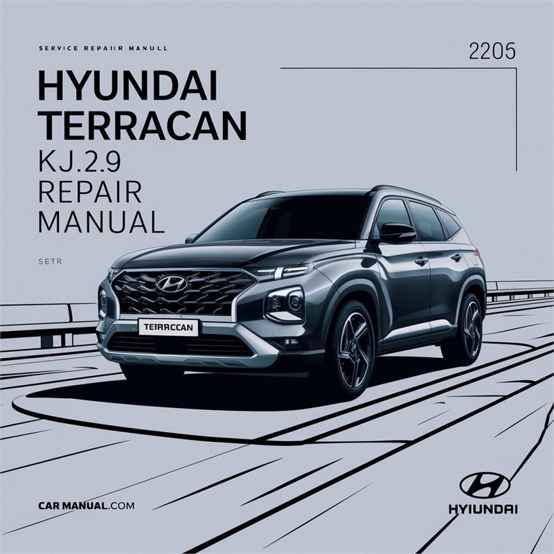 Hyundai Terracan Kj2.9 Engine Service Repair Workshop Manual PDF