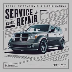 2007-2008 Dodge Nitro Service Repair Workshop Manual PDF