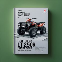 1985-1992 Suzuki Lt250r Quadracer Atv Service Repair Workshop Manual PDF