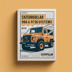 Caterpillar 966G 972G Electrical Systems Service Repair Workshop Manual PDF