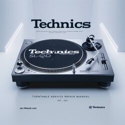 Technics SL-QD33 Turntable Service Repair Workshop Manual PDF
