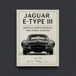 Jaguar E Type E-TYPE Series III Parts Catalog PDF