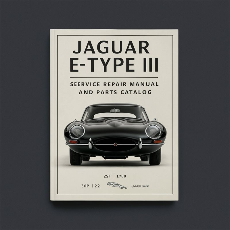 Jaguar E Type E-TYPE Series III Parts Catalog PDF