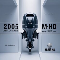 2005 Yamaha F15 Mshd Outboard Service Repair Workshop Manual PDF