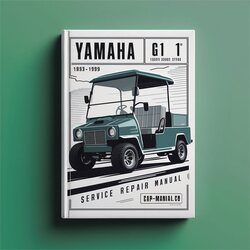 1983-1989 Yamaha G1 Golf Cart Service Repair Workshop Manual PDF