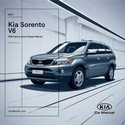 2007 Kia Sorento V6 3.8l Service Repair Workshop Manual PDF