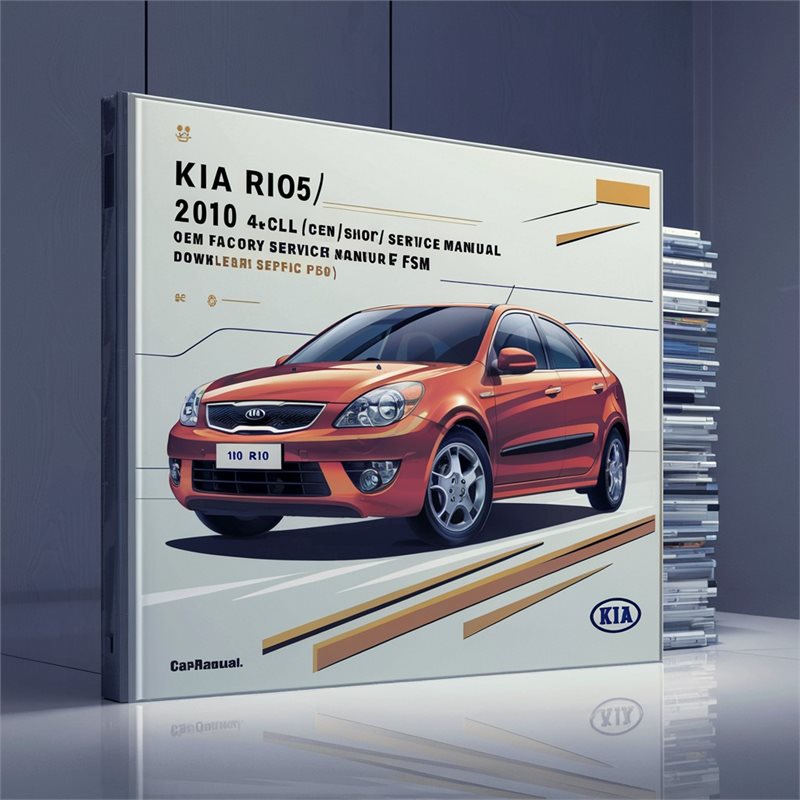 2010 Kia Rio /rio5 4CYL (1.6l) Shop FSM Year Specific Service Repair Workshop Manual PDF