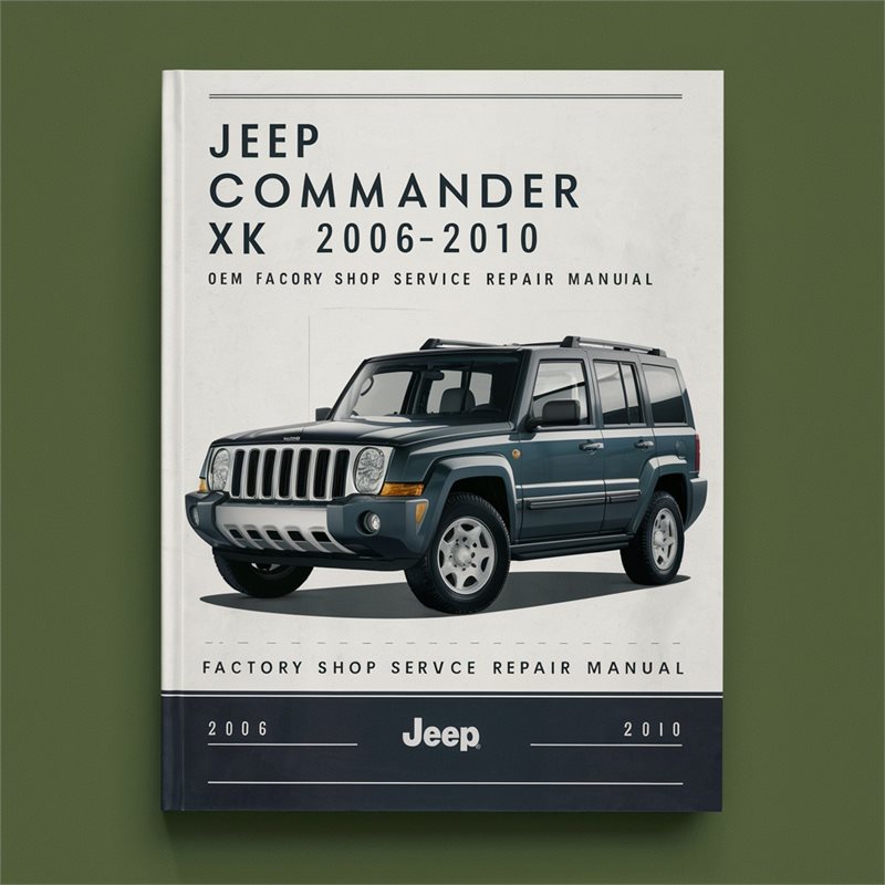 2006-2010 Jaguar XK Jeep Commander - Shop Service Repair Workshop Manual PDF