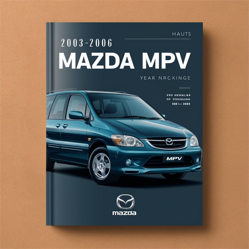 2003-2006 Mazda MPV Service Repair Workshop Manual PDF