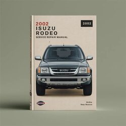 2002 Isuzu Rodeo Service Repair Workshop Manual PDF