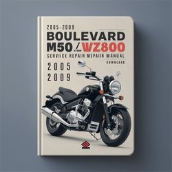 2005-2009 Derbi Boulevard Suzuki M50/vz800 Marauder (highly FSM Preview) Service Repair Workshop Manual PDF