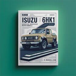Case Isuzu 6hk1 Engine Service Repair Workshop Manual PDF