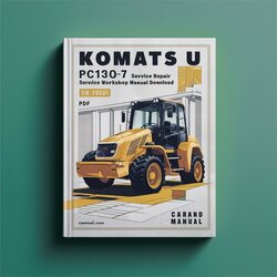 Komatsu PC130-7 Excavator (sn 70001 Up) Service Repair Workshop Manual PDF