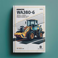Komatsu WA380-6 Wheel Loader (sn: H60051 Up) SN: Service Repair Workshop Manual PDF
