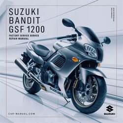 Suzuki Bandit GSF 1200 2003 Factory Service Repair Manual Pd 
