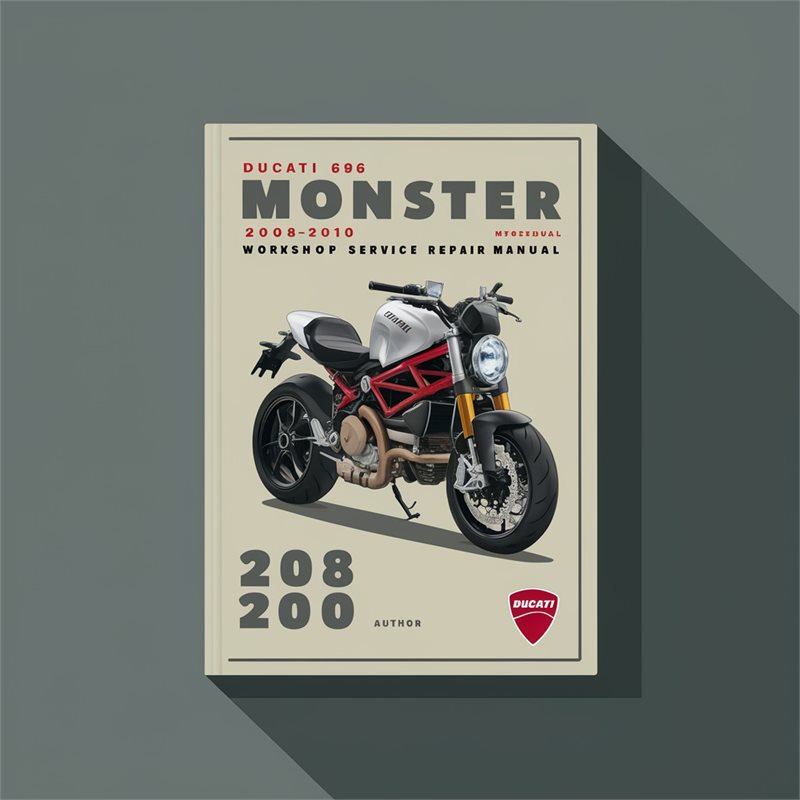 2008-2010 Ducati Monster 696 Service Repair Workshop Manual PDF