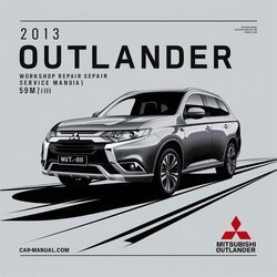 2013 Mitsubishi Outlander 590MB (MUT-III) Service Repair Workshop Manual PDF