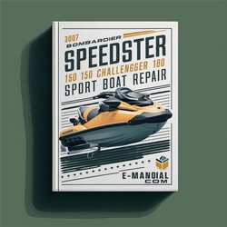2007 Bombardier Seadoo Speedster 150 Challenger 180 Sport Boat Service Repair Workshop Manual PDF