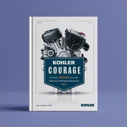 Kohler Courage Series Model SV740 27HP Engine Service Repair Workshop Manual PDF