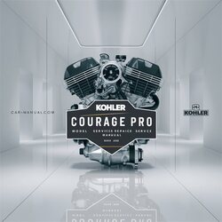 Kohler Courage Series PRO Model SV830 25HP Engine Service Repair Workshop Manual PDF