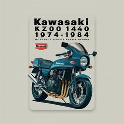 1974-1984 Kawasaki KZ Series KZ400 KZ440 Service Repair Workshop Manual PDF