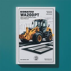 2005 Komatsu WA200 5 WA200PT Wheel Loader Onward Service Repair Workshop Manual PDF