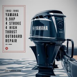 1992-1995 Yamaha 9.9hp 4 Stroke High Thrust Outboard Service Repair Workshop Manual PDF