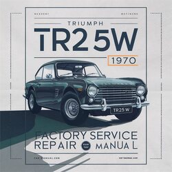 1968-1970 Triumph Speed Four TR25W Service Repair Workshop Manual PDF