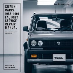 1985-1991 Suzuki Carry Service Repair Workshop Manual PDF