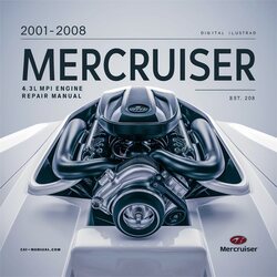 2001-2008 Mercruiser 4.3l MPI Engine Service Repair Workshop Manual PDF
