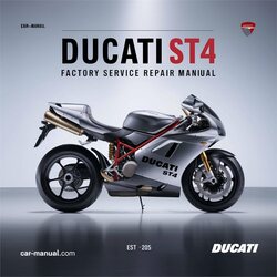2000-2005 Ducati Sporttouring / ST Models ST4 Service Repair Workshop Manual PDF