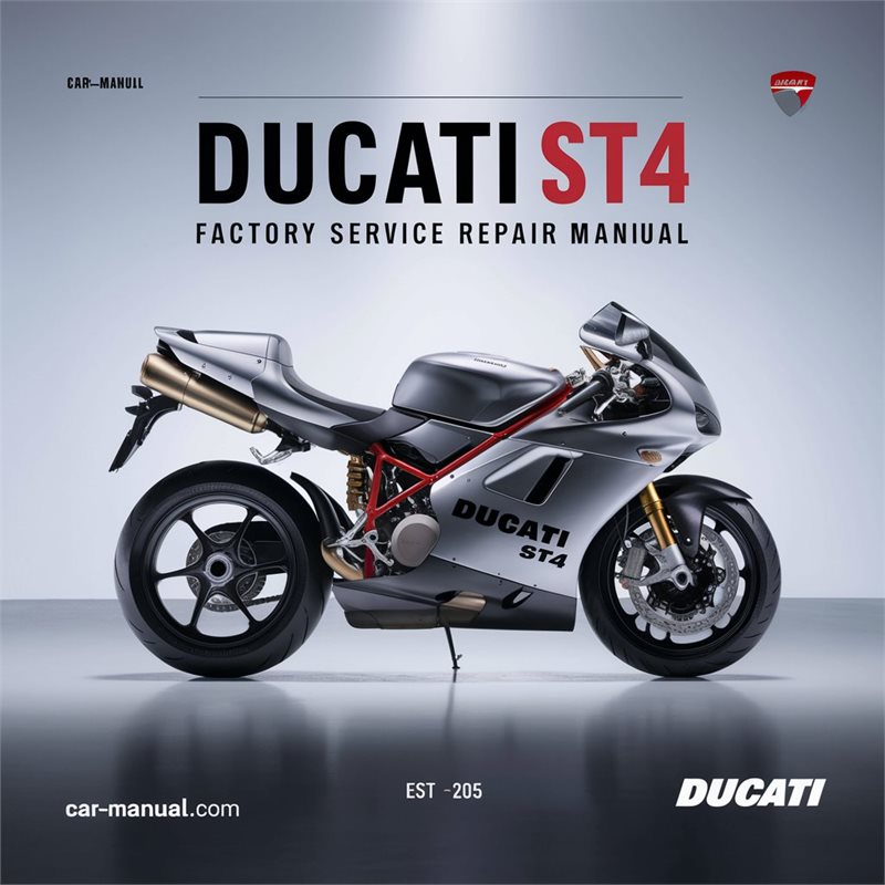 2000-2005 Ducati Sporttouring / ST Models ST4 Service Repair Workshop Manual PDF