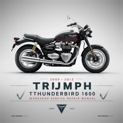 2009-2013 Triumph Thunderbird Service Repair Workshop Manual PDF