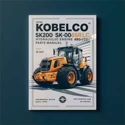 Kobelco SK200SR SK200SRLC Hydraulic Excavators Isuzu Diesel Engine 4bg1tc Parts (la01-01001 Yb01-01001) S3yb00002ze Catalog PDF