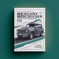 Mercury Mercruiser 496CID 8.1l 30 Service Repair Workshop Manual PDF