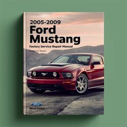 2005-2009 Ford Mustang Service Repair Workshop Manual PDF
