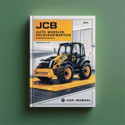 JCB JS175W Auto Wheeled Excavator Service Repair Workshop Manual PDF