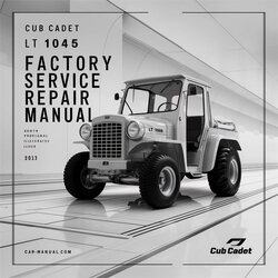 Cub Cadet LT 1045 Service Repair Workshop Manual PDF