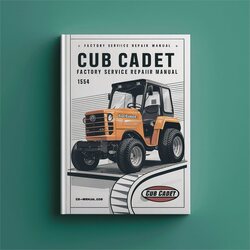 Cub Cadet SLT 1554 Service Repair Workshop Manual PDF